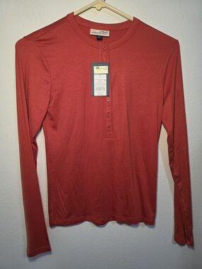 Universal Thread Long-Sleeve Henley Top MED